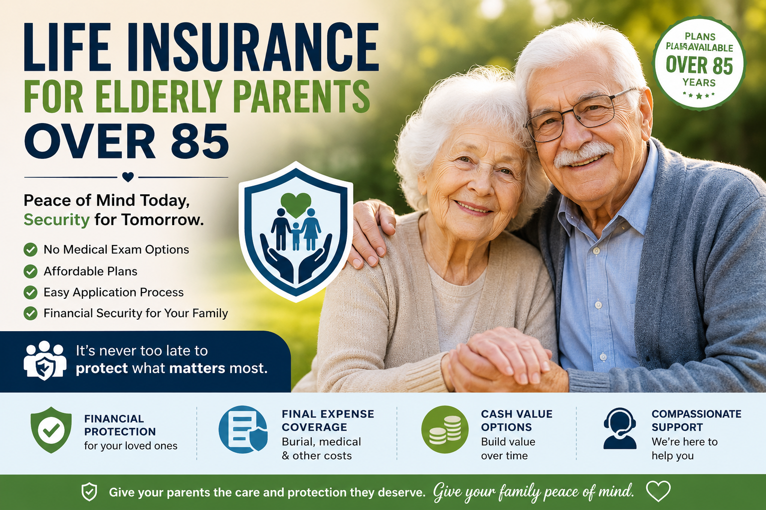 Life Insurance for Elderly Parents Over 85